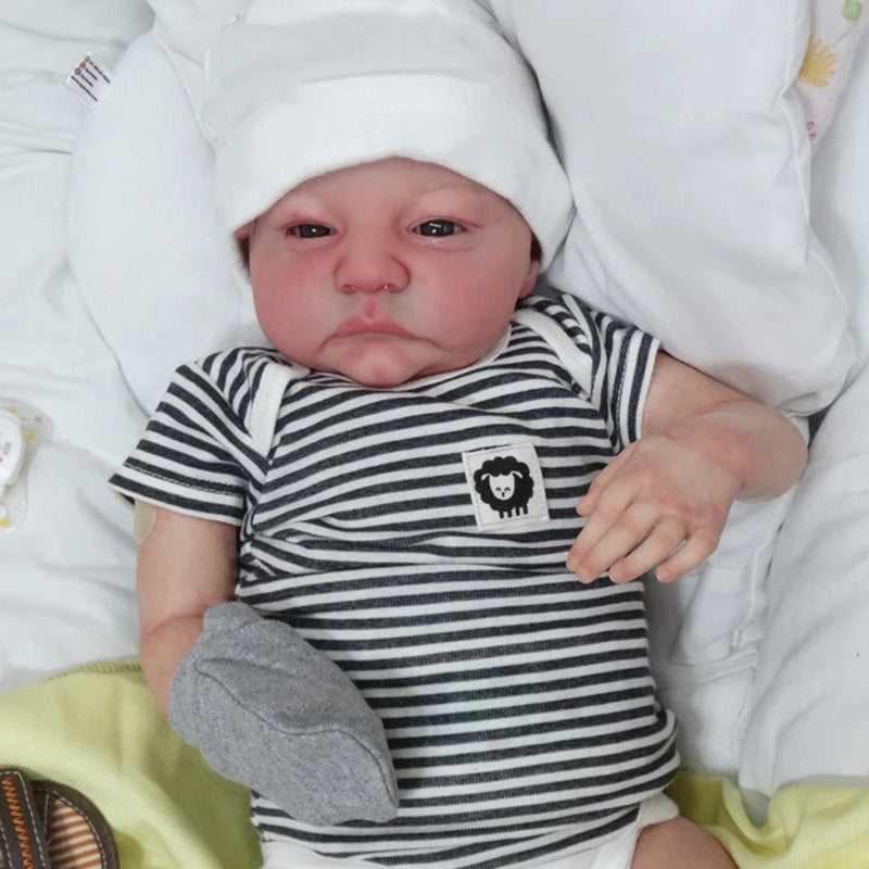 Mabel 18 Inches Lifelike Open Eyes Reborn Doll Boys-Levi