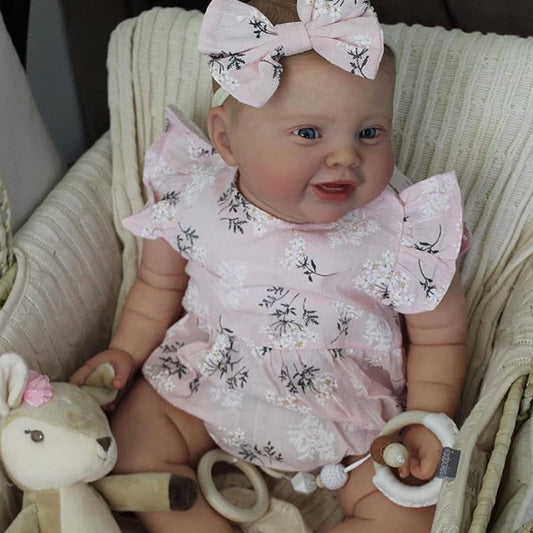 Poupée Reborn Maria de 24 pouces avec les yeux ouverts-Kodi