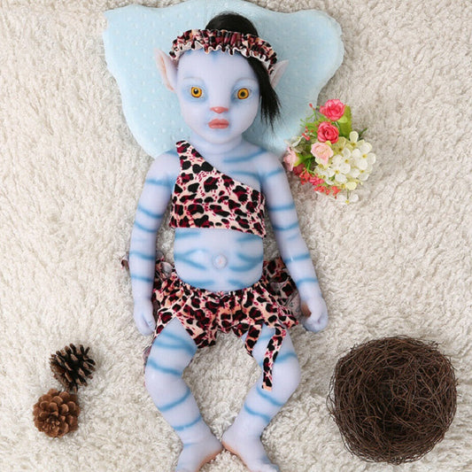 Avatar Reborn 22 Pouces 55 cm Yeux de garçon ouverts avec des cheveux