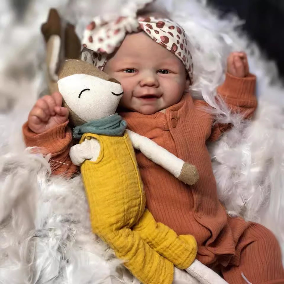 Poupées Reborn Nigel À Yeux Ouverts De 19 Pouces-Vivienne