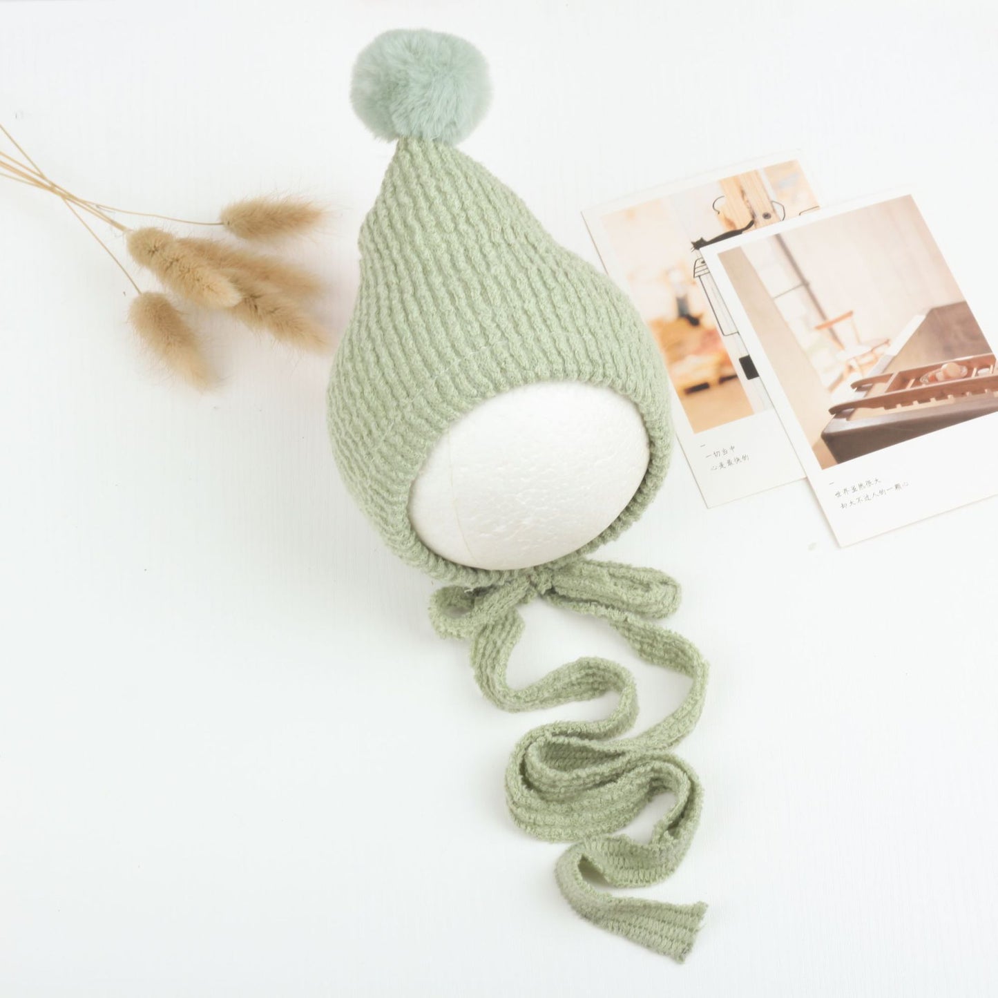 Chapeau Boule en Fourrure de Lapin Multicolore