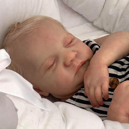 Poupée Reborn Kevin Boy endormie de 18 pouces