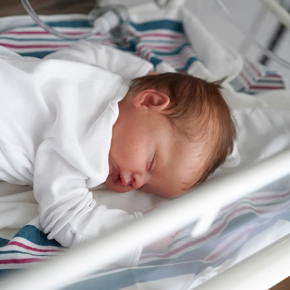 19 pouces fermer les yeux cheveux enracinés Reborn Poupées-Quinbee