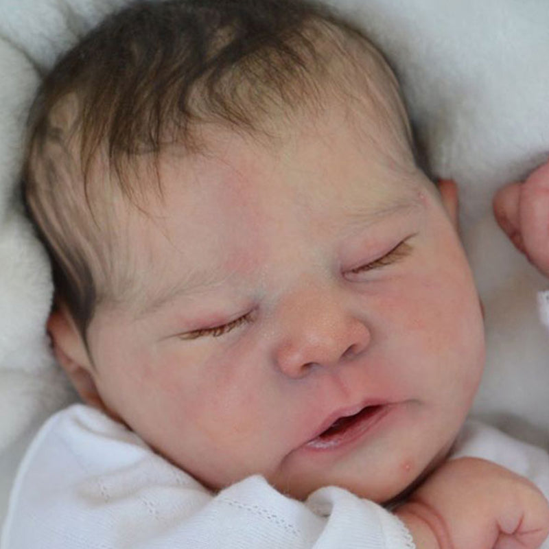 Kit de poupée reborn Chase non peinte yeux fermés 21 pouces