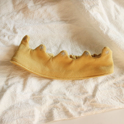 Ensemble 2 pièces bandeau et chaussettes pour bébé couronne mignonne