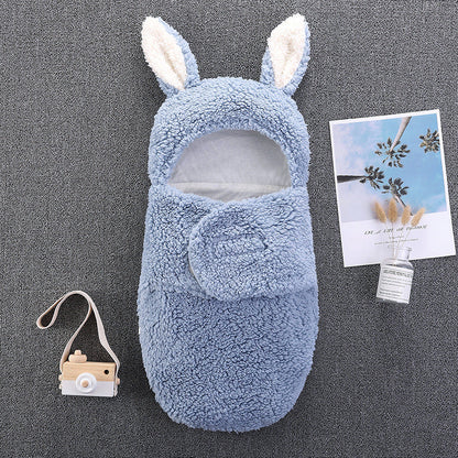 Peluche Grandes Oreilles Sac de Couchage Bébé pour Poupées Reborn de 16 à 24 pouces