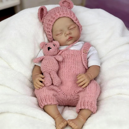 18 Inches Lifelike Soft Body Closed Eyes Irys Reborn Doll