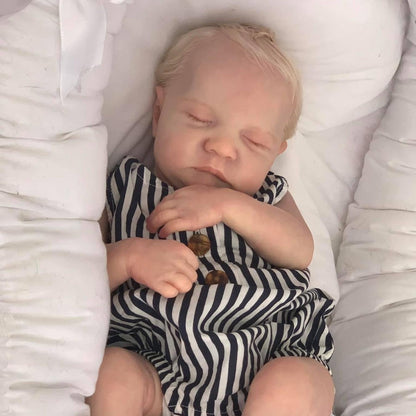 Poupée Reborn Kevin Boy endormie de 18 pouces