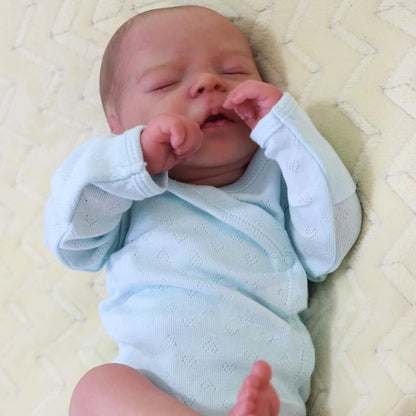Poupée Reborn Kerwin yeux fermés 18 pouces garçon-Darren