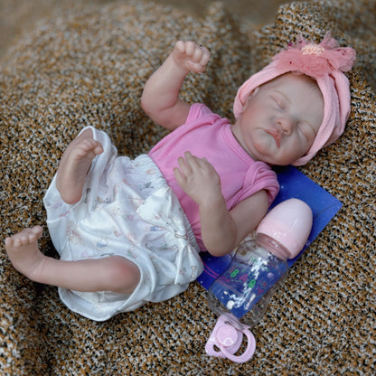 Poupée Reborn Jumelles Yeux Fermés 19 Pouces Fille/Garçon-Levi