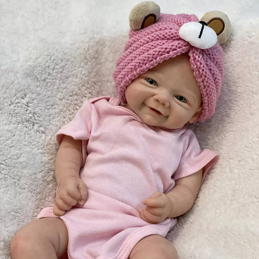 Poupées Reborn Veromca 19 pouces aux yeux ouverts-Vivienne