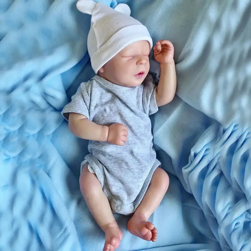 Poupées Reborn Darren endormies de 18 pouces yeux fermés garçons/filles