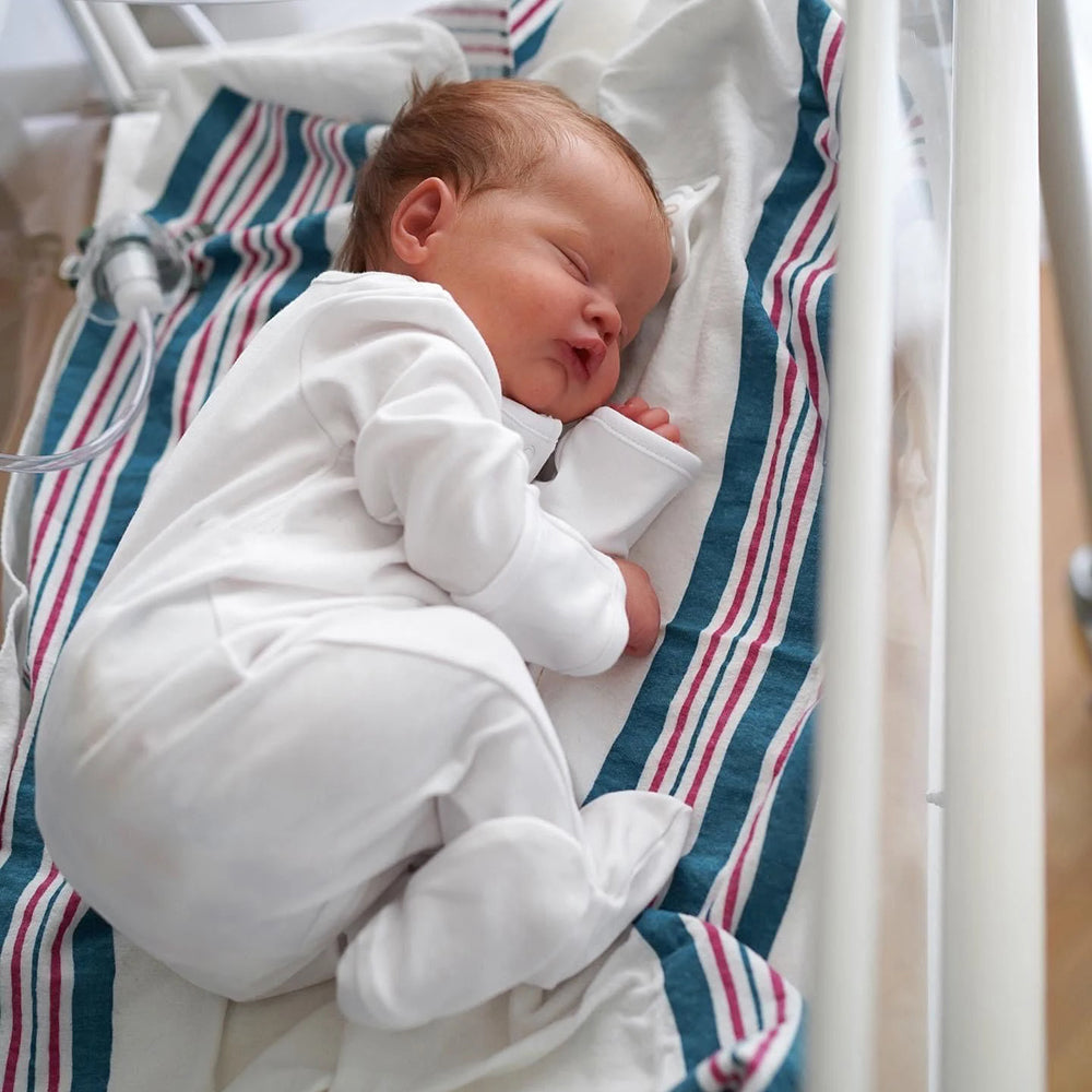 19 pouces fermer les yeux cheveux enracinés Reborn Poupées-Quinbee
