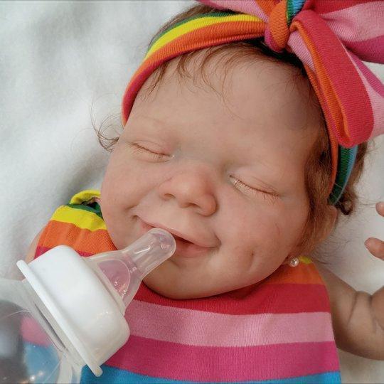 Poupée bébé Reborn Little Rylie de 20 pouces avec vêtements de Noël