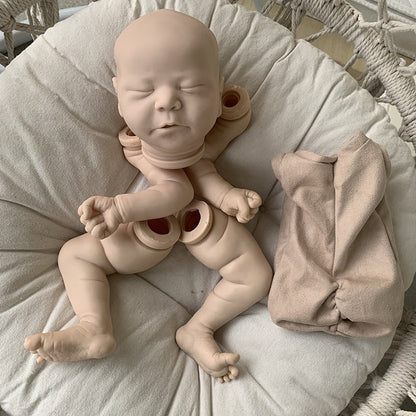 Kit de poupée reborn Chase non peinte yeux fermés 21 pouces