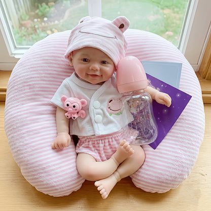 30cm Full Silicone Reborn Doll Twin Sisters-Loulou and Vivienne