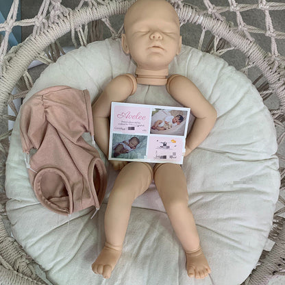 20 Pouces Fermer les Yeux Avelee Kit de Bébé Reborn Vierge Bricolage