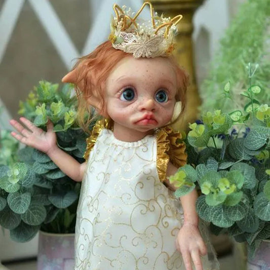 35 cm 14 pouces yeux ouverts renaître filles-fée elfe