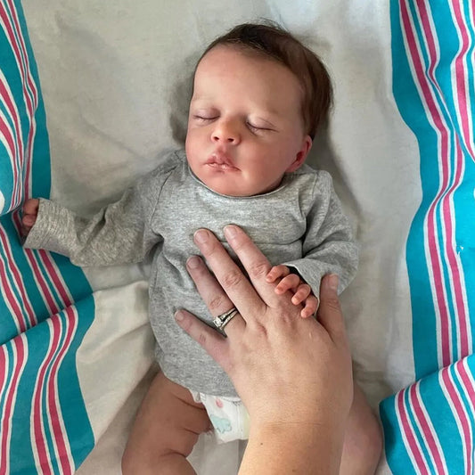 Poupées réalistes Phyllis Fermer les yeux Reborn de 18 pouces-Jude