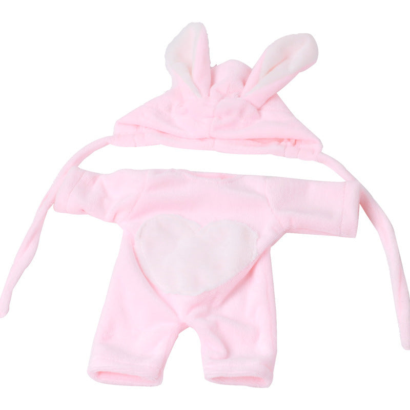 Cartoon clothes and hat 2-piece set for 12 inches reborn dolls