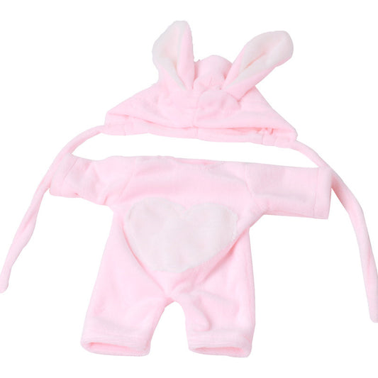 Cartoon clothes and hat 2-piece set for 12 inches reborn dolls