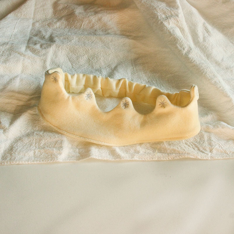 Ensemble 2 pièces bandeau et chaussettes pour bébé couronne mignonne