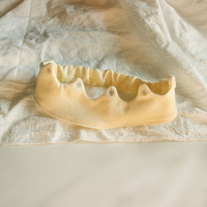 Ensemble 2 pièces bandeau et chaussettes pour bébé couronne mignonne