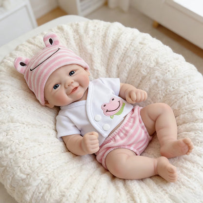 Poupée reborn Vivienne en silicone souple de 30 cm