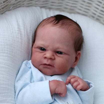 Kit de poupée inachevé yeux ouverts 19 pouces Reborn Elijah