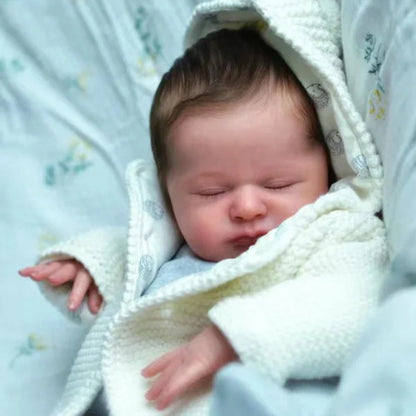 Kit de poupée Reborn Max yeux fermés non peints 19 pouces