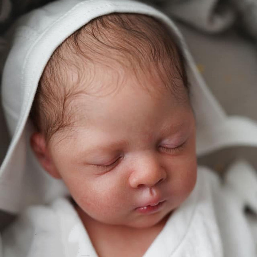 Kit de poupée Luna Reborn aux yeux fermés de 12 pouces non peint