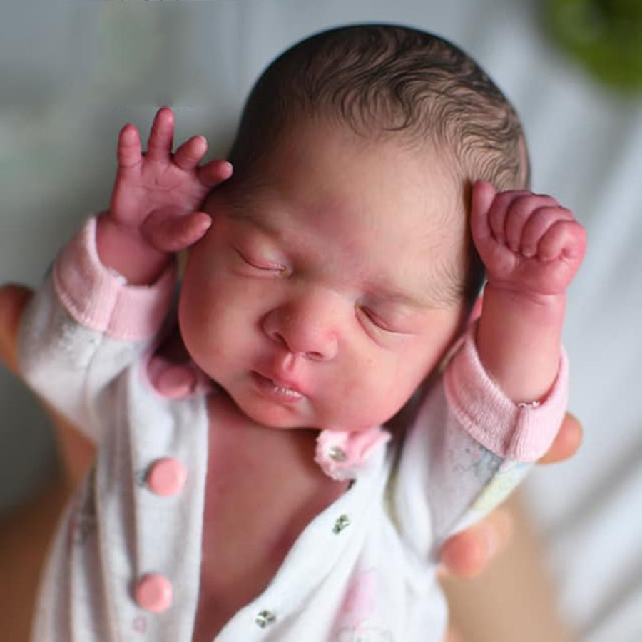 Kit de poupée Luna Reborn aux yeux fermés de 12 pouces non peint