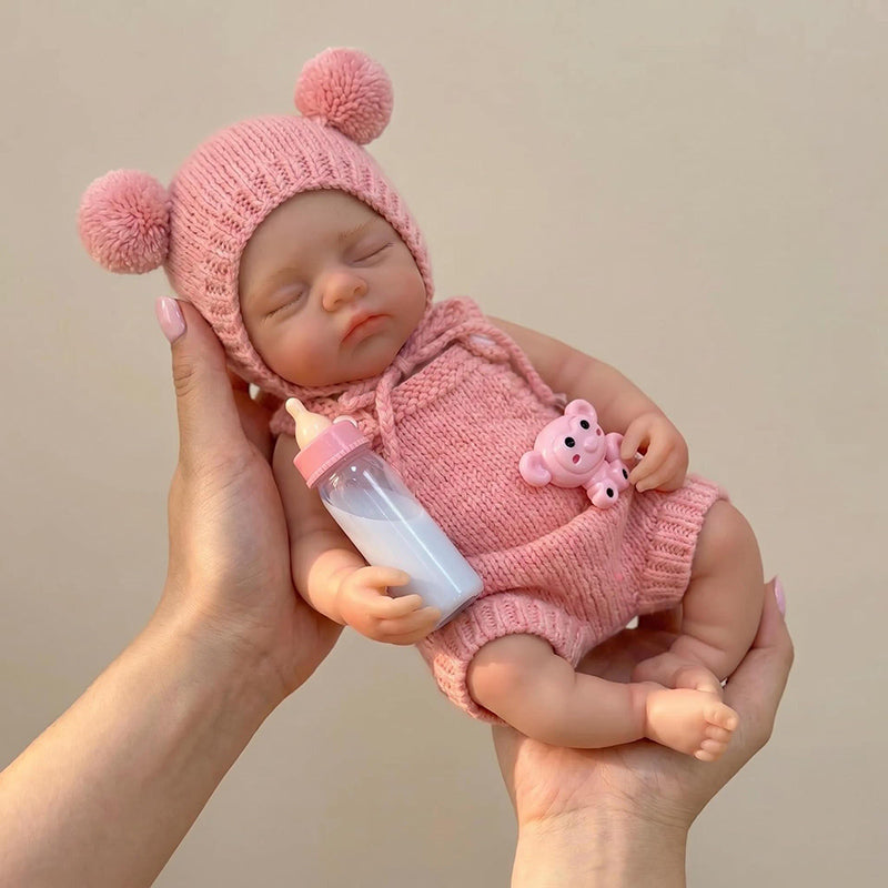 30cm Full Silicone Irys Reborn Doll Twin Sisters