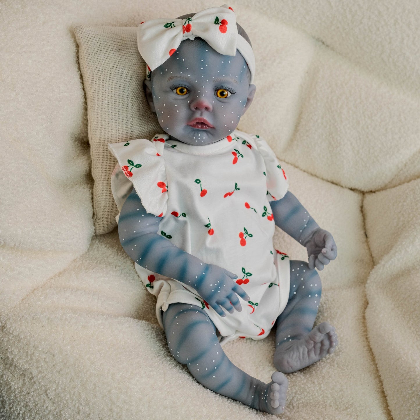 18 Inch Meadow Open Eyes Reborn Baby Girl Avatar