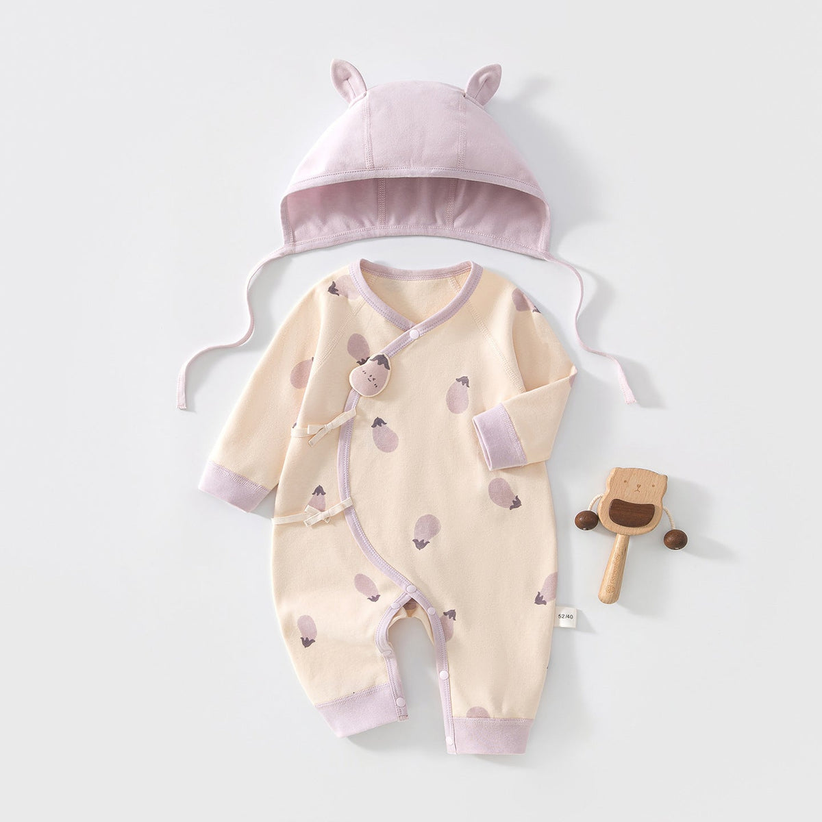 Cartoon Bodysuit and Hat 2-Piece Set for 18-22 Inches Reborn Dolls