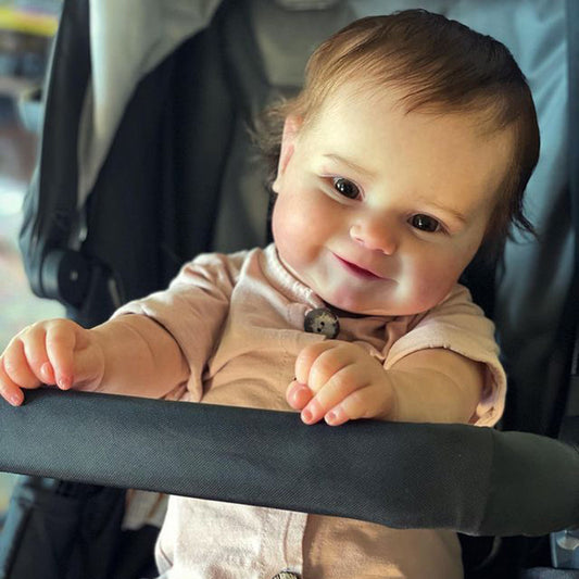 Poupée Reborn réaliste Dana yeux ouverts 20 pouces