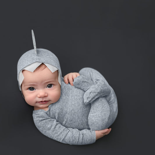 Ensemble pyjama et chapeau Baby Shark 2 pièces pour poupées de 18 à 20 pouces