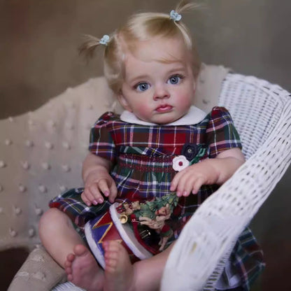 Poupées Susie Reborn de 60 cm avec cheveux blonds-Tutti