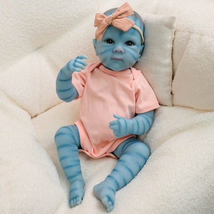 18 Inches Open Eyes Bettie reborn Baby Avatar In Pink Outfits