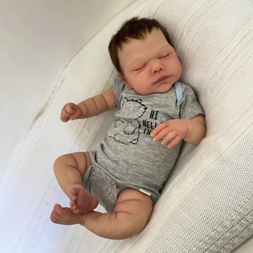 50cm Realistic Closed Eyes Soft Body Reborn Dolls Miley
