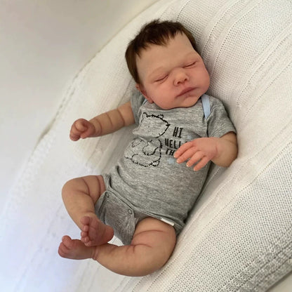 50cm Realistic Closed Eyes Soft Body Reborn Dolls Miley