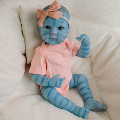18 Inches Open Eyes Bettie reborn Baby Avatar In Pink Outfits