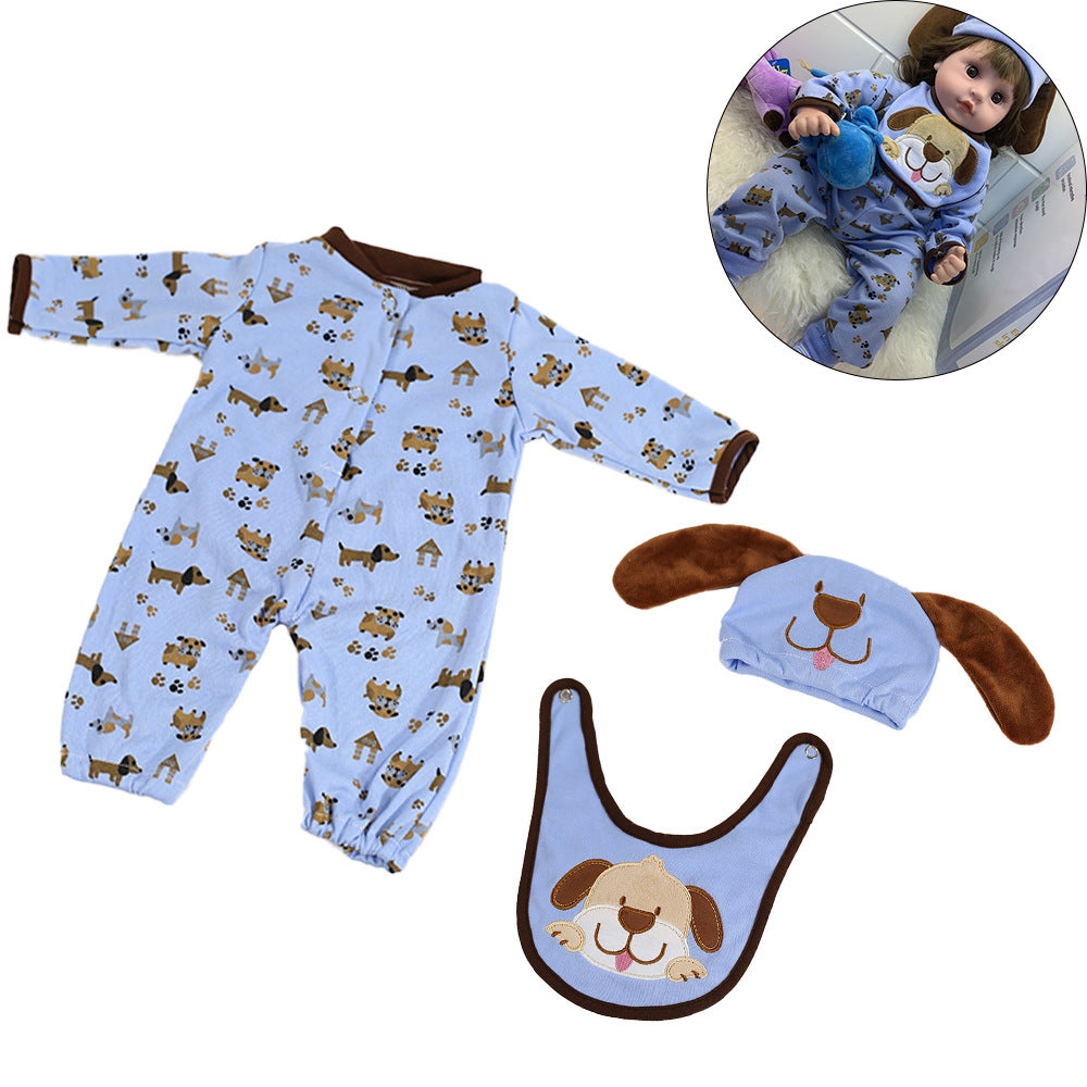 Ensemble de vêtements de poupée Reborn de 17 à 19 pouces