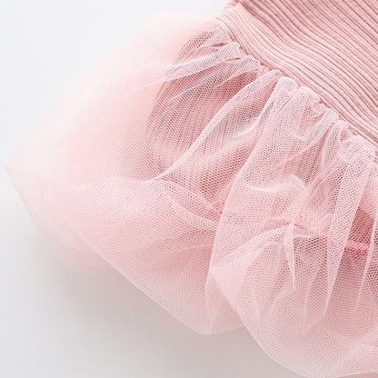 Robe à bretelles à manches courtes et bandeau ensemble 2 pièces pour poupées de 56cm (22 pouces)