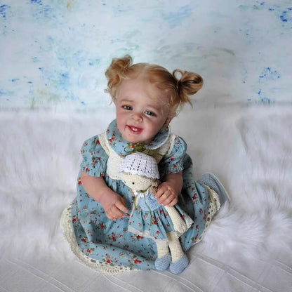 Molly 50cm Realistic Blonde Hair Smile Reborn Baby Yannik