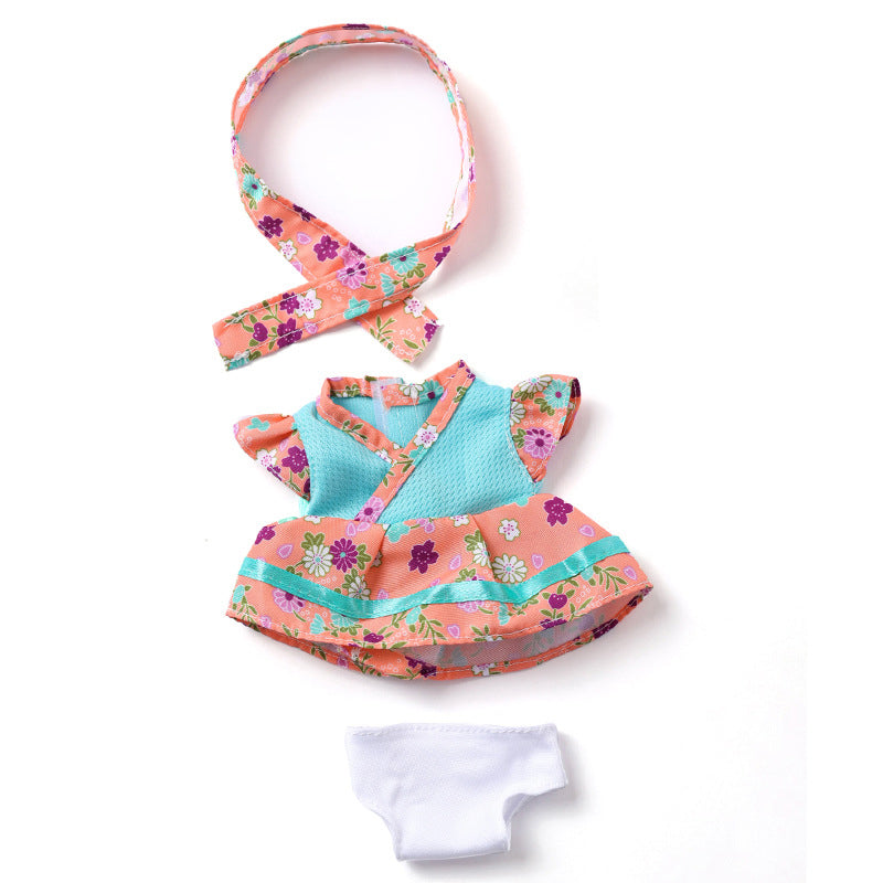 Floral Clothes set for 8 Inches/20cm Mini Reborn Dolls