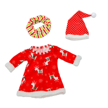 Vêtements de poupée de Noël pour poupées Reborn de 18 pouces
