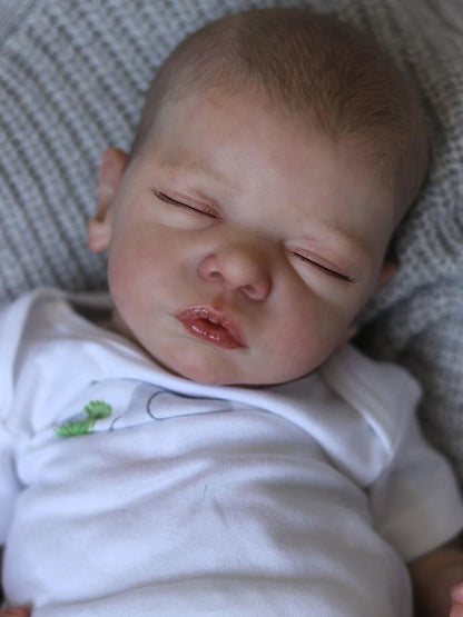 Elvira 19 Inch Lifelike Reborn Dolls With Closed Eyes-romy