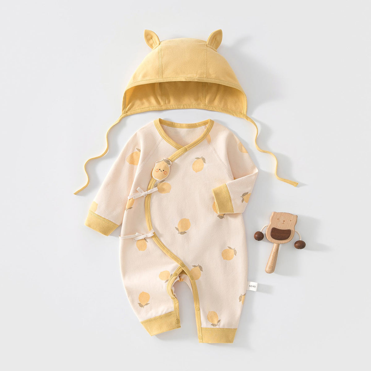 Cartoon Bodysuit and Hat 2-Piece Set for 18-22 Inches Reborn Dolls