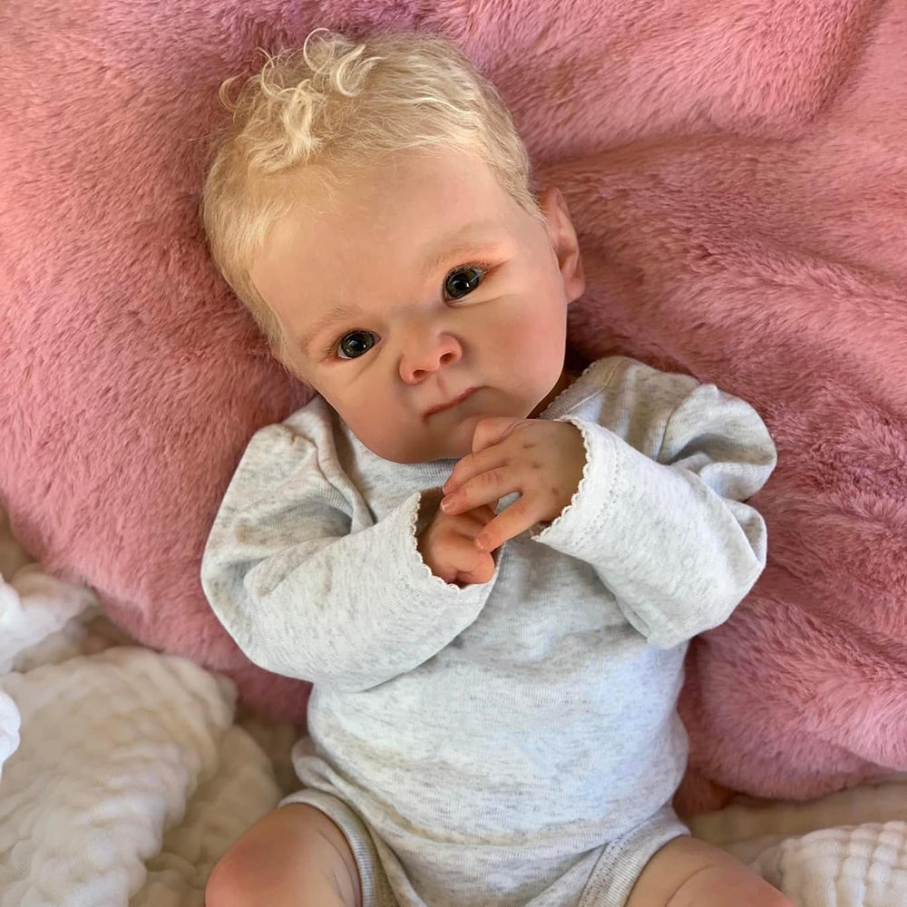 Poupées Reborn Avec Tige de 18 Pouces Yeux Ouverts Bettie